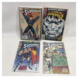 Vintage Comic Book Lot: Super Man 4 Pack