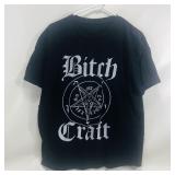 Goth / Halloween T-Shirt - Bitch Craft - L