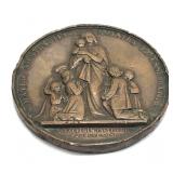 British Religious Medal.Virgin Mary & Christ Child