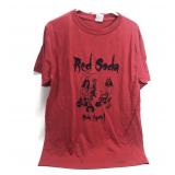 Old Grunge Band T-Shirt Red Soda Ride Again XL