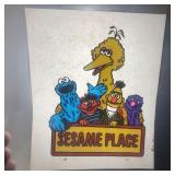 Vintage Iron-On T-Shirt Transfer Sesame "Place"