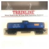 Train Car HO Scale Blue Caboose