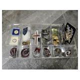 Vintage Military Pin Button Lot