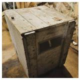 Vintage Handcrafted Primitive Firewood Storage Box