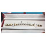 Cartier Ladies 10k Gold Diamond Bracelet