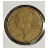 1962 France 50 Centimes Coin