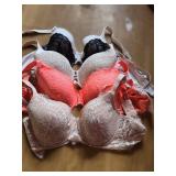 LOT OF 4 SEXY LACE BRAS