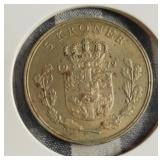 1979 DENMARK 5 KRONER COIN