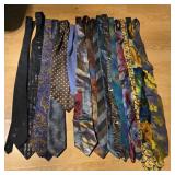 Bulk Lot of Designer Mens Silk Ties