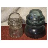 Lot Of Vintage Glass Insulators