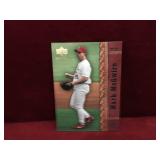 MARK MCGWIRE UD GOLD GLOVES CARD 2001