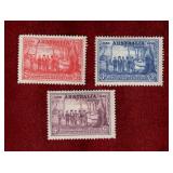 AUSTRALIA 1937 MINT GOVERNER PHILLIP VF STAMP SET