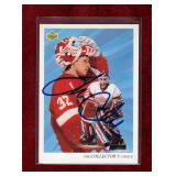 TIM CHEVELDAE 92-93 UD AUTOGRAPHED CARD