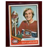 GUY LAFLEUR 1974-75 O-PEE-CHEE HOCKEY CARD