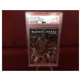 MICHAEL JORDAN 1992 SKYBOX USA BKT BALL GRADED