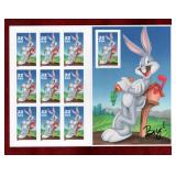 USA 1997 MINT FULL PANE BUGS BUNNY STAMPS #3137