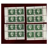 CANADA 4 CORNER SET QEII 2 CENT CAMEO STAMPS