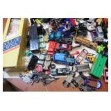 Cars and various assortment of children's toys