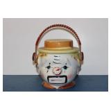 Vintage Lipper and Mann Clown Biscuit Cookie Jar