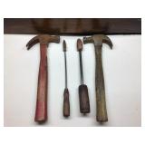 Lot of 4 Tools 2 Hammer 2 Soldering Irons with