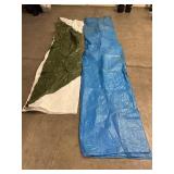 Tarps 12ft x 10ft and 8ft x 8ft