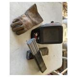 7018 Rod / welding, helmet, and glove