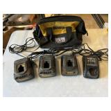 Battery Chargers, Porter Cable / Tool Bag