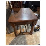 Wood End Table