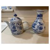 Blue and white China decor