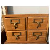 Four drawer filing cabinet