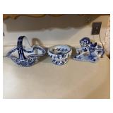 Blue and white fine China decor