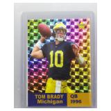 Tom Brady 1996 Prism College Rookie Promo