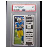 Justin Herbert 2022 Contenders PSA 9