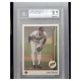 John Smoltz 1989 Upper Deck Rookie Beckett 8.5