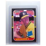 Mark McGwire 1987 Donruss Rookie