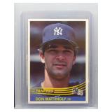 Don Mattingly 1984 Donruss Rookie