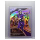 Lamar Jackson 2023 Select Silver Prizm Die Cut