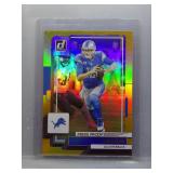 Jared Goff 2022 Donruss Gold Press Proof