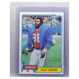 Riley Odoms 1981 Topps