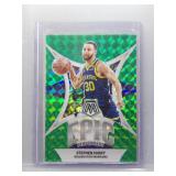 Stephen Curry 2023 Mosaic Green Prizm