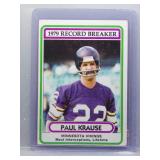 Paul Krause 1980 Topps