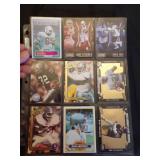 NFL Football Card Lot of 9 (Adams)