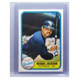 Reggie Jackson 1981 Fleer