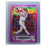 Dylan Carlson 2022 Topps Chrome Pink Rookie