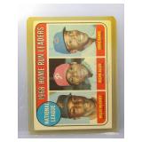 Ernie Banks Willie McCovey 1969 Topps HR Leaders