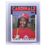 Vince Coleman 1986 Topps Rookie