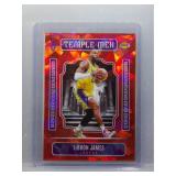 Lebron James 2023 Phoenix Red Cracked Ice Temple