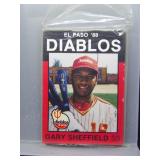 1988 El Paso Diablos Team Set - Gary Sheffield RC