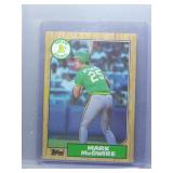 Mark McGwire 1987 Topps Rookie