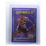 David Robinson 1996 Topps Finest Refractor w Peel